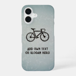 Funda Para iPhone 16 Bicicleta para carreras y carretera - su eslogan o
