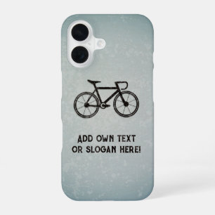 Funda Para iPhone 16 Bicicleta para carreras y carretera - su eslogan o