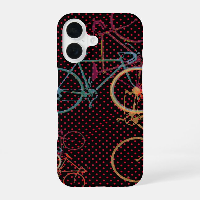 Funda Para iPhone 16 Bicicletas (Reverso )