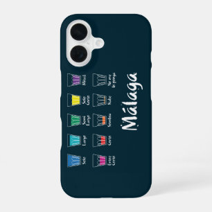 Funda Para iPhone 16 Bienvenido a Málaga 1: El Café