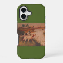 Funda para iPhone 16 Bird Dogs Verde Oliva Oscuro