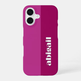 Funda Para iPhone 16 Block Colours With Personalization