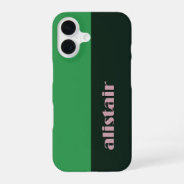 Funda Para iPhone 16 Block Colours With Personalization