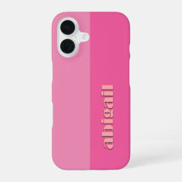 Funda Para iPhone 16 Block Colours With Personalization