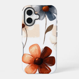 Funda Para iPhone 16 Bloom retro - Estuche para teléfono floral Cottage