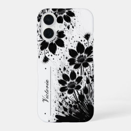 Funda Para iPhone 16 Bloom salpicado de tinta