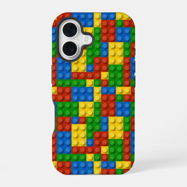 Funda Para iPhone 16 bloques de plástico (Reverso )