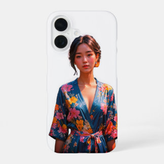 Funda Para iPhone 16 Blossom Beauty Kimono iPhone 16 Funda