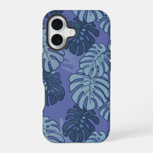 Funda Para iPhone 16 Blue Monsteras