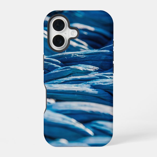 Funda Para iPhone 16 Blue Rope (Reverso )