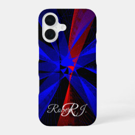 Funda Para iPhone 16 Blueberry Color Abstract Geometric iPhone 16 Case