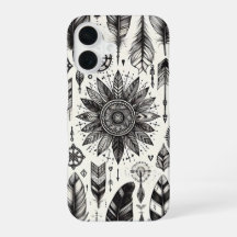 Boho Spirit - Pies y Flechas de mano Teléfono C