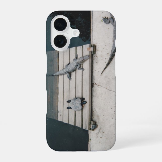 Funda Para iPhone 16 Bolsa de Reptiles (Reverso )