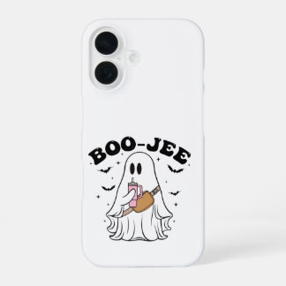 Funda Para iPhone 16 BOO-JEE Ghost Halloween Cute Phone Case