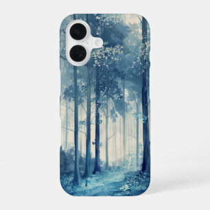 Funda Para iPhone 16 Bosque Azul Fresco