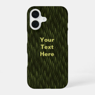 Funda Para iPhone 16 Bosque de Conifer Fractal