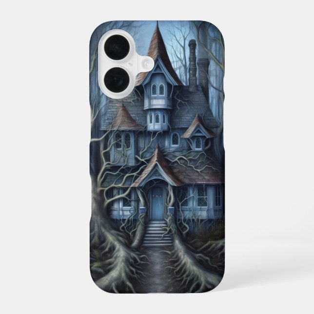 Funda Para iPhone 16 Bosque de Mansión Embrujada (Reverso )
