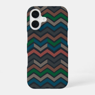 Funda Para iPhone 16 Bosques en zigzag de tierra oscura