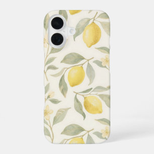 Funda Para iPhone 16 Botanical Watercolor of Citrus Flowers