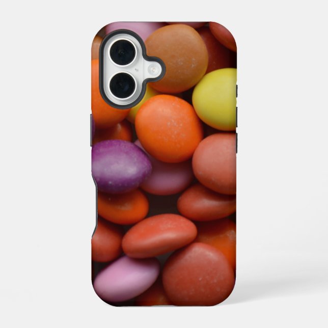 Funda Para iPhone 16 Botones de caramelo (Reverso )