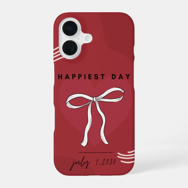 Funda Para iPhone 16 Bow to Your Style – Comic Burst (Reverso )