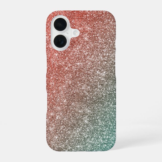 Funda Para iPhone 16 Brillo de Arcoíris  (Reverso )