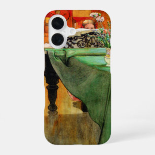 Funda Para iPhone 16 Brita al piano por Carl Larsson, Arte Antiguo