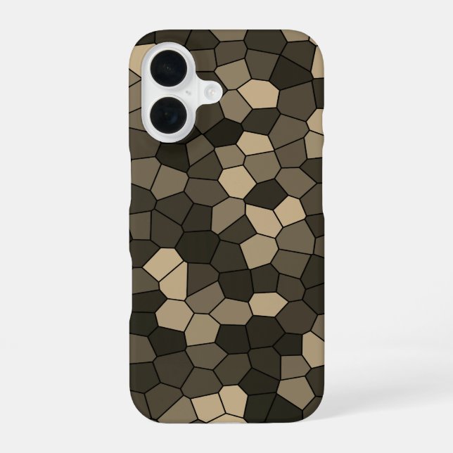 FUNDA PARA iPhone 16 BROWN (Reverso )