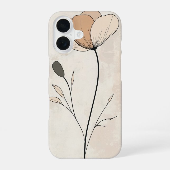 Funda Para iPhone 16 Bud Beige clásico (Reverso )