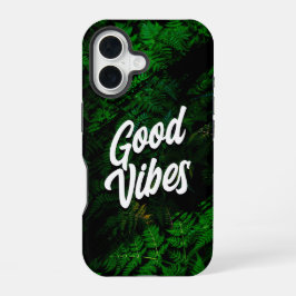 Funda Para iPhone 16 Buen Vibes Estilo De Naturaleza Botánica
