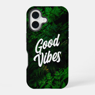 Funda Para iPhone 16 Buenas Vibraciones Estilo Botánico Natural