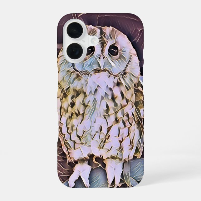Funda Para iPhone 16 Búho   (Reverso )