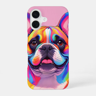 Funda Para iPhone 16 Bulldog Francés Popart French Bulldog