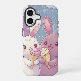Funda Para iPhone 16 Bunny Bliss - Estuche Kawaii Anime Phone