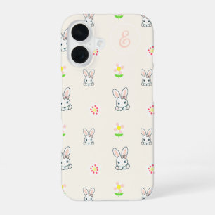 Funda Para iPhone 16 Bunny Bloom Delight