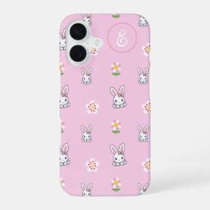 Funda Para iPhone 16 Bunny Bloom Delight