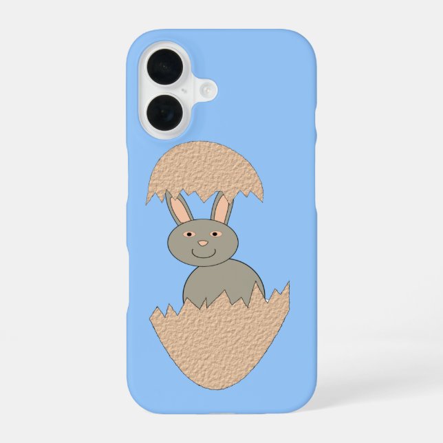 Funda Para iPhone 16 Bunny Hatching desde el iPhone Egg Weird (Reverso )