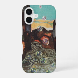 Funda Para iPhone 16 Burbujas de fantasía Art Nouveau en decoración de