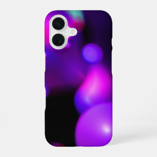 Funda Para iPhone 16 BURBUJAS FRACTALES DE COLOR ROSA FUCsia PURPURA SO