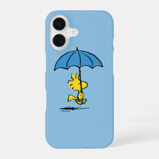 Funda Para iPhone 16 Cacahuetes | Paraguas azul de Woodstock