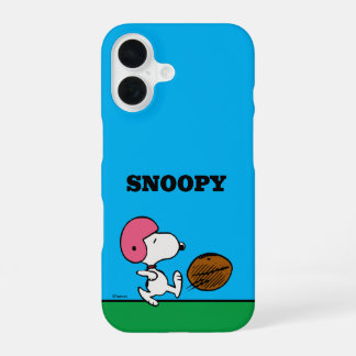 Funda Para iPhone 16 Cacahuetes | Snoopy Football Kicker