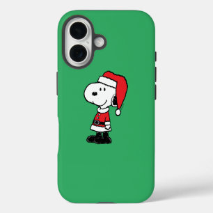 Funda Para iPhone 16 Cacahuetes Snoopy Santa Claus