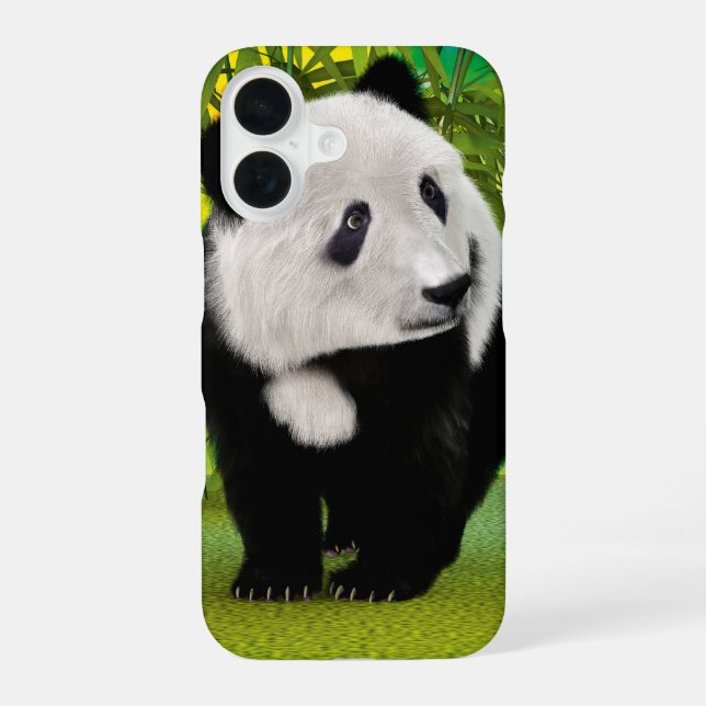 Funda Para iPhone 16 Cachorro de oso panda (Reverso )