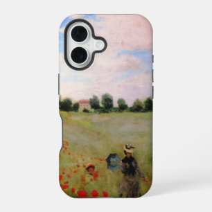 Funda Para iPhone 16 Cachorros rojos de Monet - Parasol de campo de ado