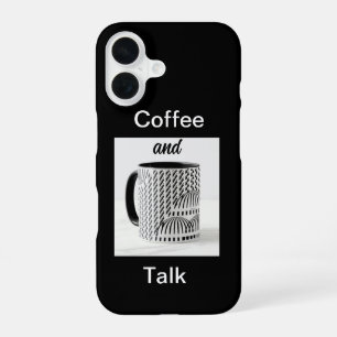Funda Para iPhone 16 Café Y Habla Negro