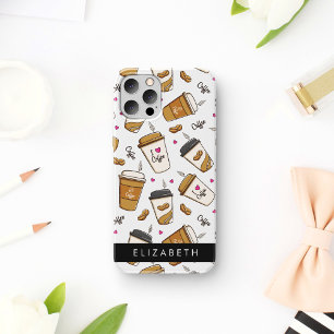 Funda Para iPhone 16 Cafés, Frijoles para café, amante del café, nombre