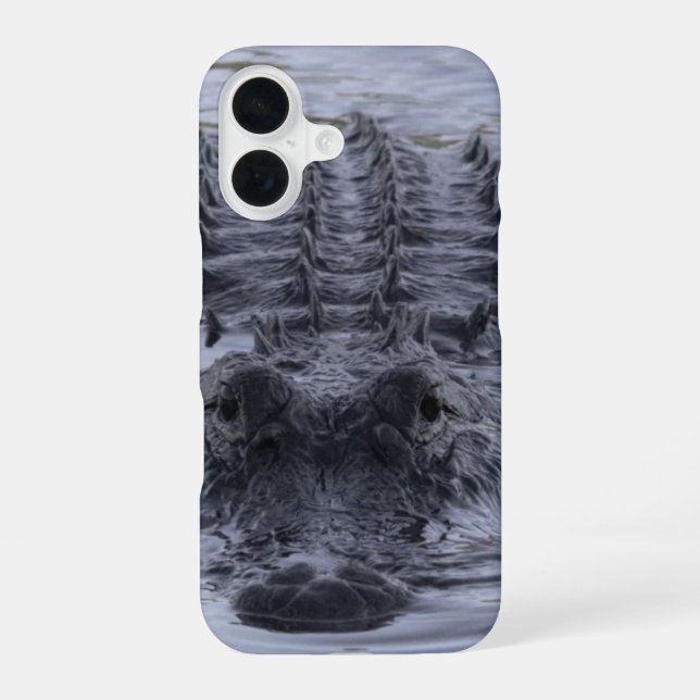 Funda Para iPhone 16 Caimán hambriento en la funda del iPhone 16 (Reverso )