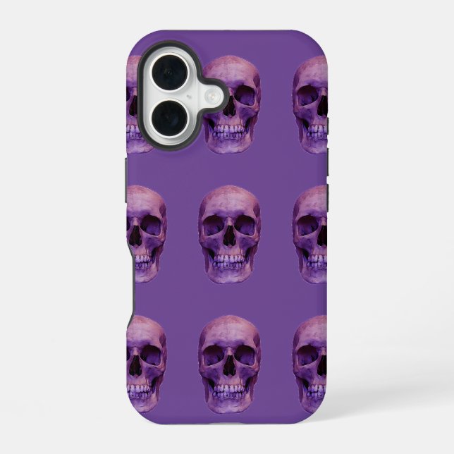 Funda Para iPhone 16 Calavera (Reverso )