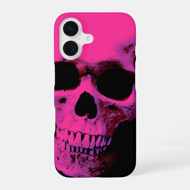 Funda Para iPhone 16 Calavera (Reverso )