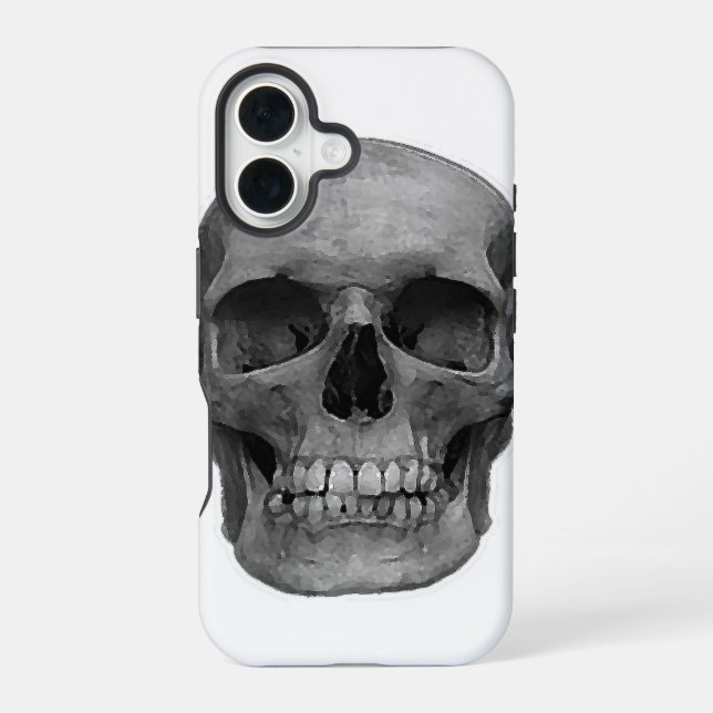 Funda Para iPhone 16 Calavera (Reverso )